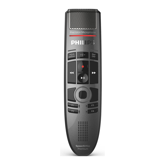 Philips SpeechMike Premium Touch SMP3700 Manual Del Usuario
