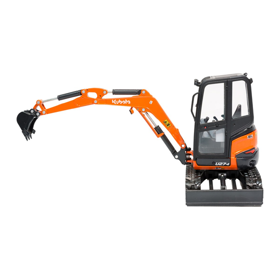 KUBOTA U27-4 Manual De Utilización