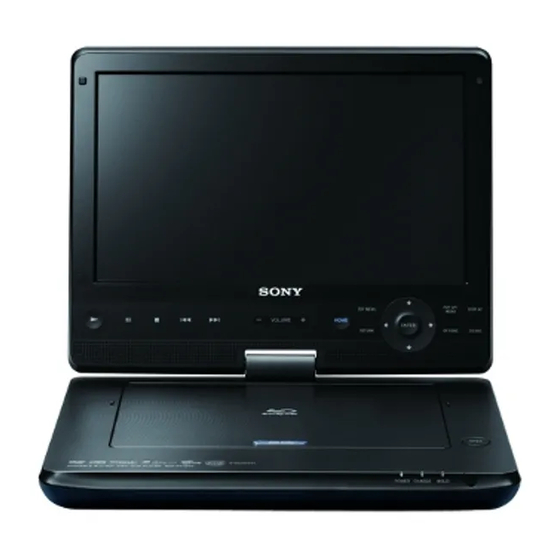 Sony BDP-SX1 Manuales