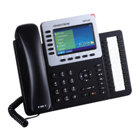 Grandstream GXP2160 Guia De Inicio Rapido