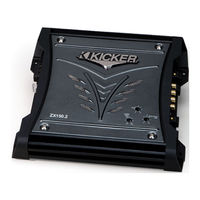 Kicker ZX150.2 Manual Del Propietário