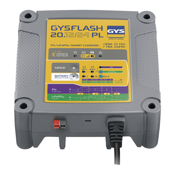 GYS GYSFLASH 20.12/24 PL Manual De Instrucciones