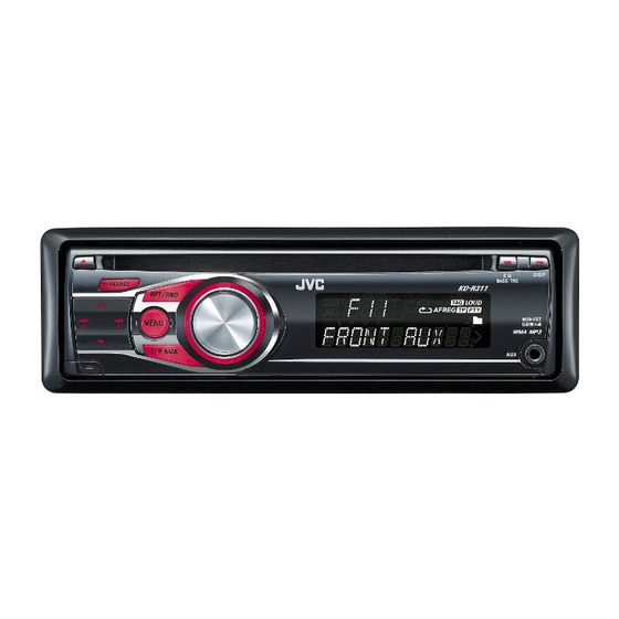 JVC KD-R312 Manual De Instalación/Conexion