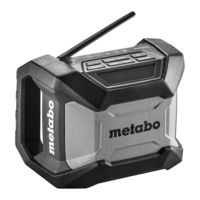 Metabo R 12-18 DAB+ BT Manual De Instrucciones Original