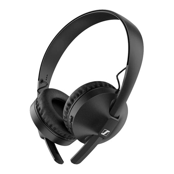 Sennheiser HD 250BT Instrucciones Resumidas