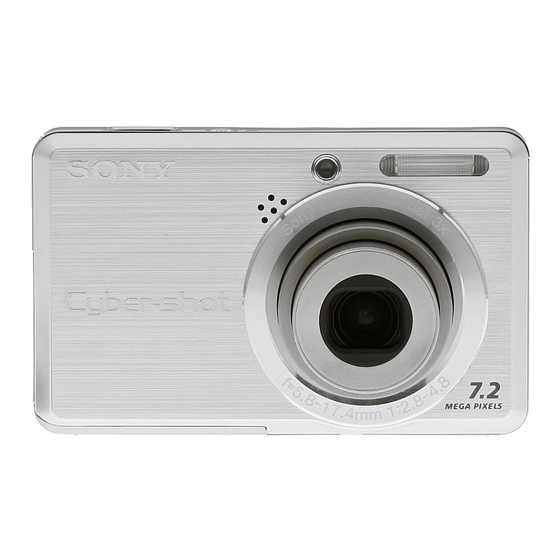 Sony Cyber-shot DSC-S750 Manual De Instrucciones