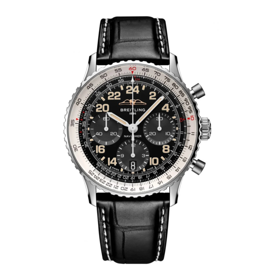 Breitling NAVITIMER B02 CHRONOGRAPH 41 COSMONAUTE Manuales