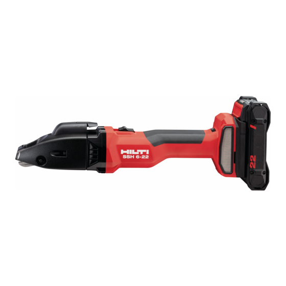 Hilti NURON SSH 6-22 Manual De Instrucciones