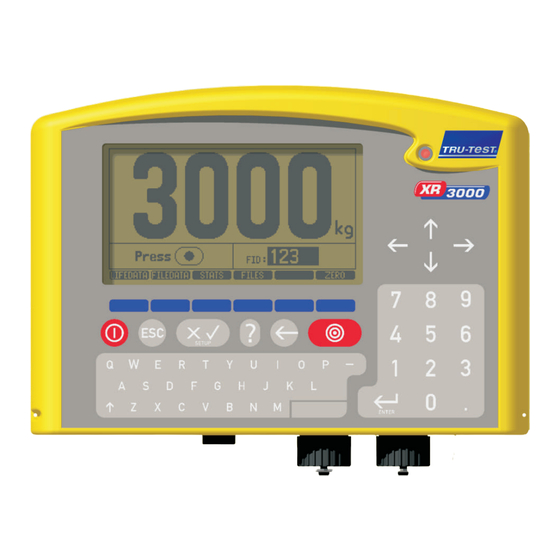 Tru-Test XR3000 Manual De Configuración