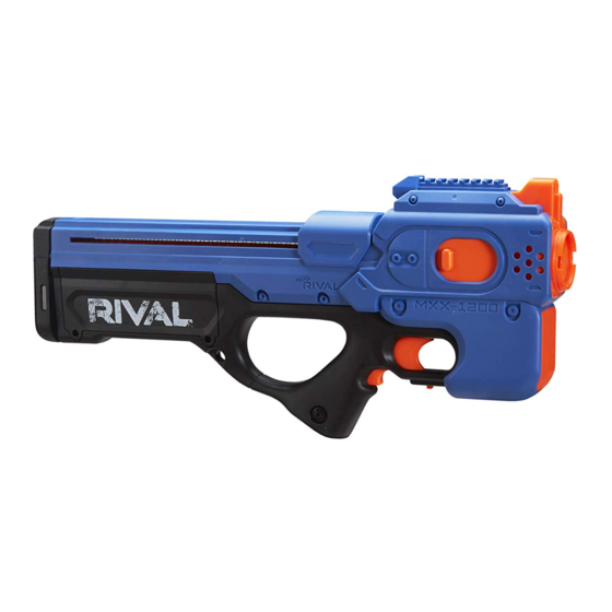 Hasbro NERF RIVAL CHARGER MXX-1200 Manual De Instrucciones