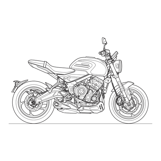 Triumph Trident Manual Del Propietário