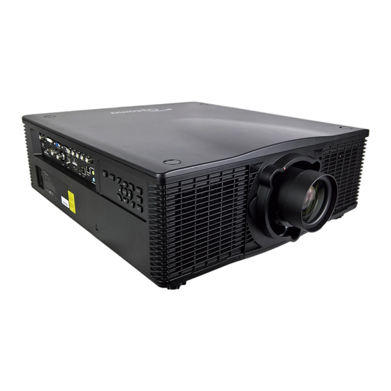 Optoma WU1500 Manual Del Usuario