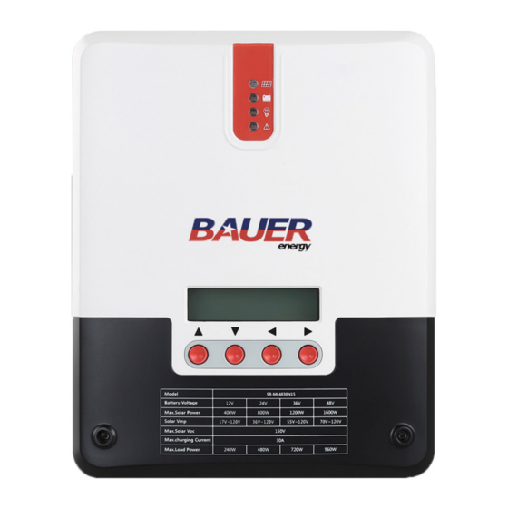 Bauer SR-ML 12V 30A Manual De Uso