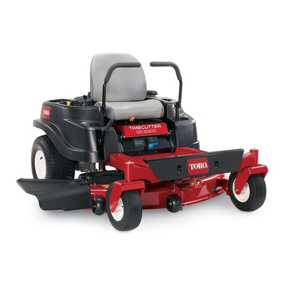 Toro TimeCutter SS 5000 Manual Del Operador