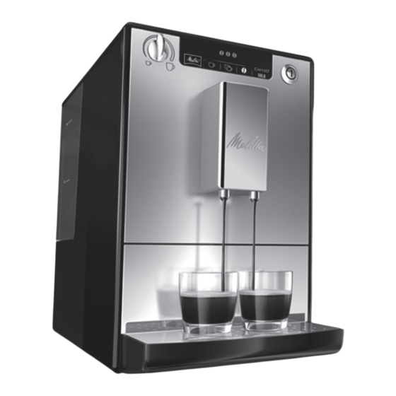 melitta Caffeo SOLO Manual De Instrucciones