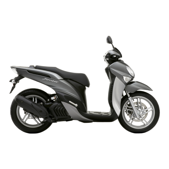 Yamaha Xenter HW125 Manuales