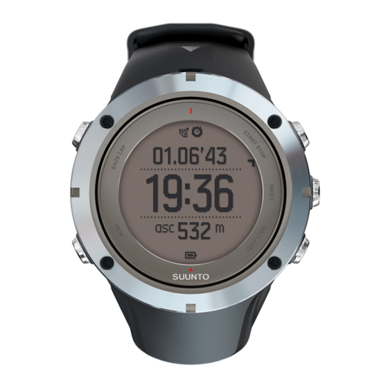 Suunto Ambit Guía De Manejo