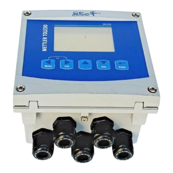 Mettler Toledo M400 Guia De Inicio Rapido
