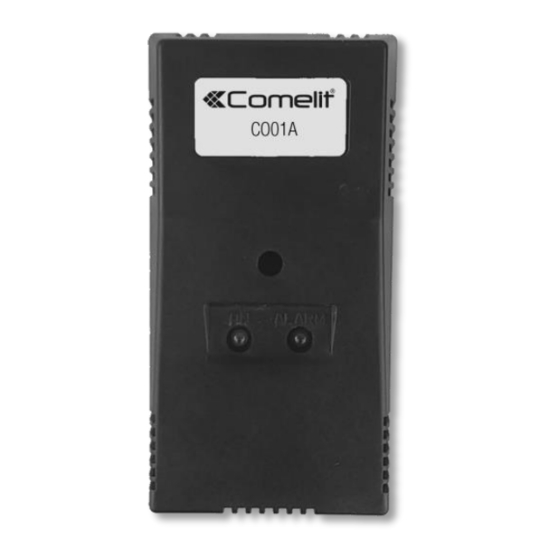 Comelit C001A Manual Tecnico