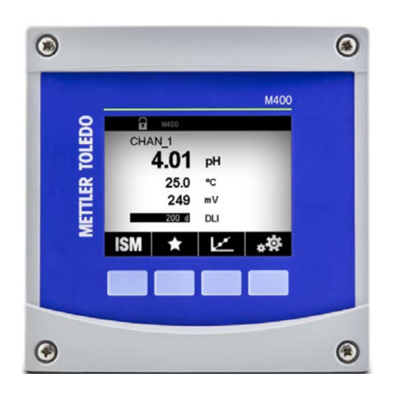 Mettler Toledo M400 Guía De Configuración Rápida