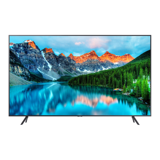 Samsung Crystal UHD BET-H Serie Manual De Instrucciones