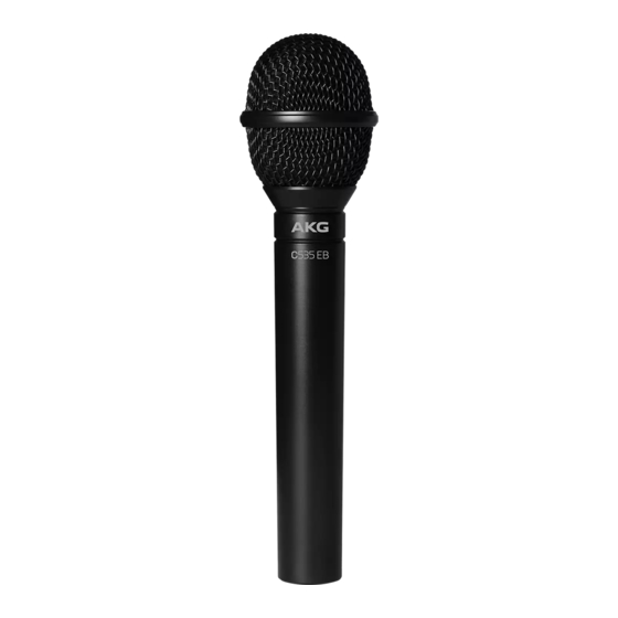 AKG C535 EB Modo De Empleo