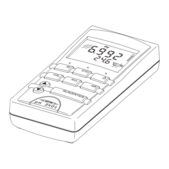 wtw pH 330i Instrucciones De Operación