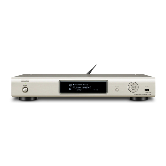 Denon DNP-720AE Manual Del Usuario