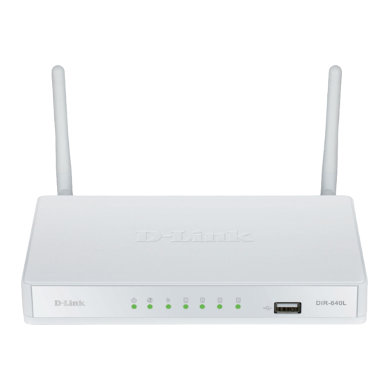 D-Link DIR-640L Guía De Instalación Rápida