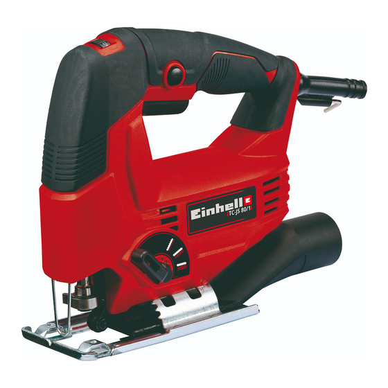 EINHELL TC-JS 80/1 Manual De Instrucciones