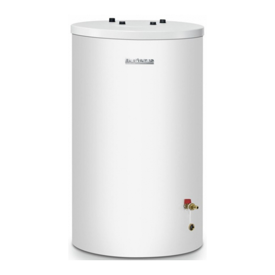 Buderus S120.5 Instrucciones De Instalación Y De Mantenimiento Para Los Técnicos