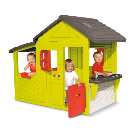 Smoby Spielhaus Floralie Manual De Instrucciones