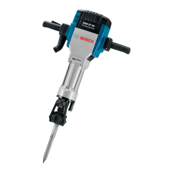 Bosch GSH 27 VC Professional Manual Original