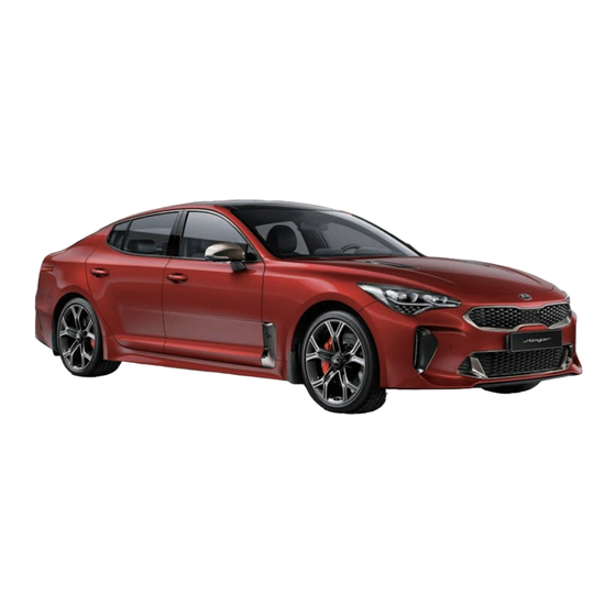 Kia stinger Manual Del Propietário