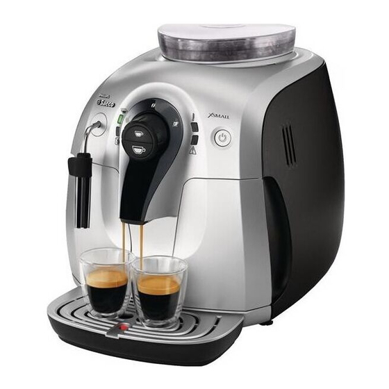 Saeco XSMALL HD8743 Guía De Instrucciones Rápida