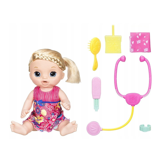 Hasbro baby alive Manual De Instrucciones
