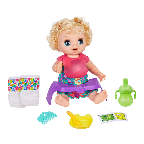 Hasbro Baby Alive Manual De Instrucciones
