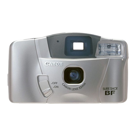 Canon SURE SHOT BF Manual Del Usuario