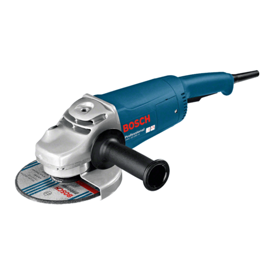 Bosch GWS Professional 20-180 H Manual Original