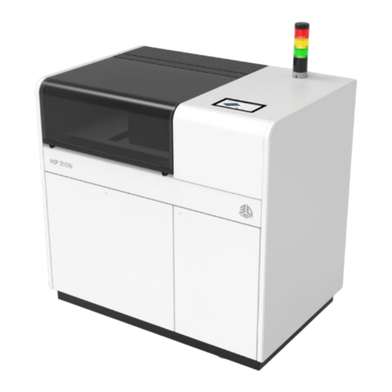 3D Systems MJP 300W Guia Del Usuario