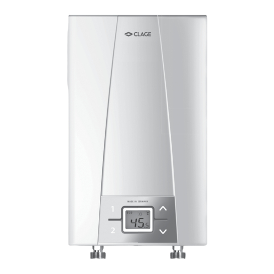 clage CEX-U Manual De Instrucciones