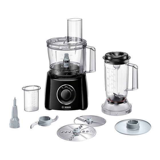 Bosch MultiTalent 3Plus MCM3P Serie Instrucciones De Uso