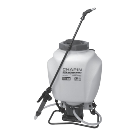 Chapin PRO Serie Manual De Uso Y Cuidado