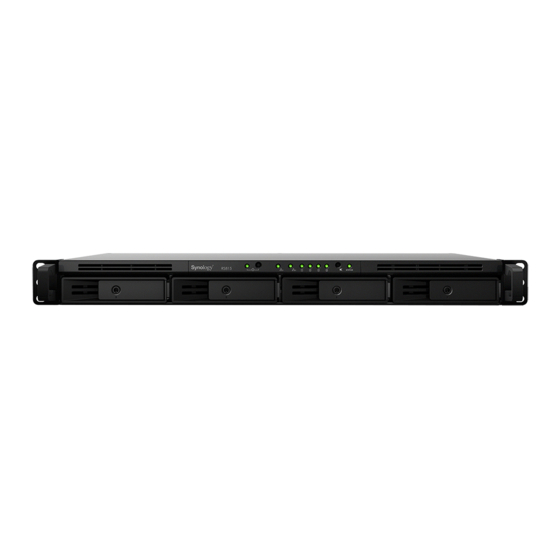 Synology RackStation RS815 Guía De Instalación Rápida