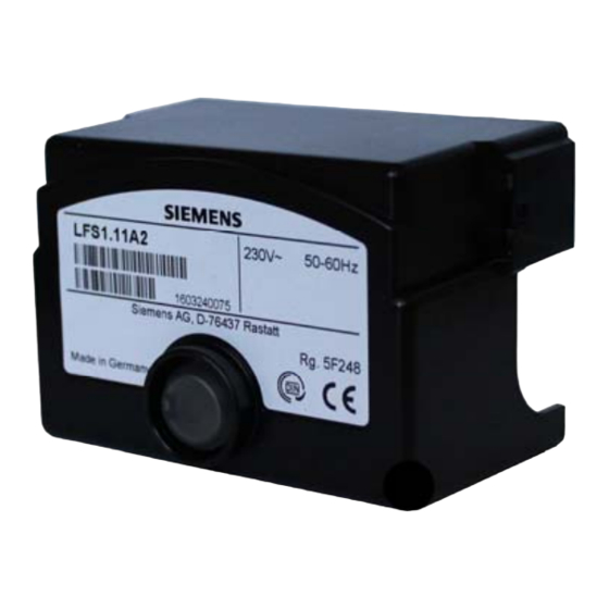 Siemens LFS1 Serie Instrucciones De Montaje Y Uso