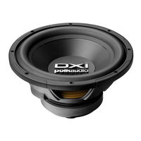 Polk Audio DXi112 Manual Del Usuario