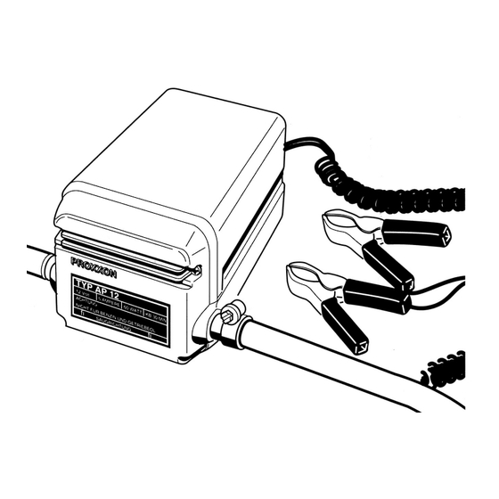 Proxxon AP 12 Manual