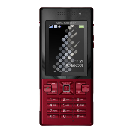 Sony Ericsson T700 Manual Del Usuario