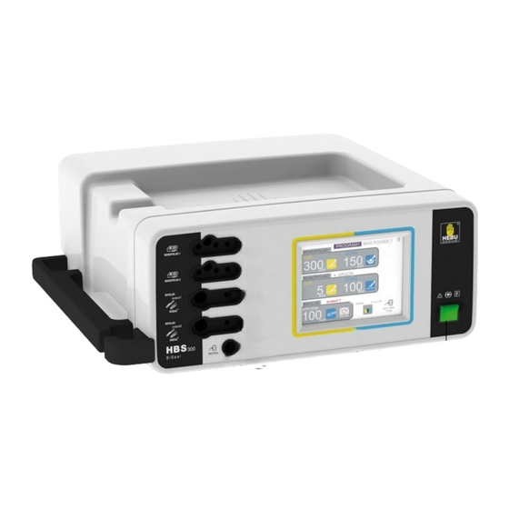 HEBU medical HBS x-touch 300 BiSeal Manuales