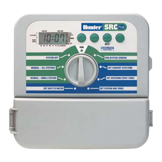 Hunter SRC Plus 600i Manual De Utilización E Instrucciones De Programación